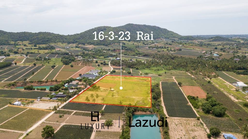 Beautiful plots of building land for sale in Pranburi, Khao Tao