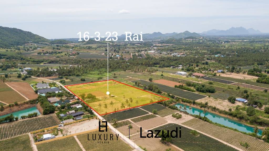 Beautiful plots of building land for sale in Pranburi, Khao Tao