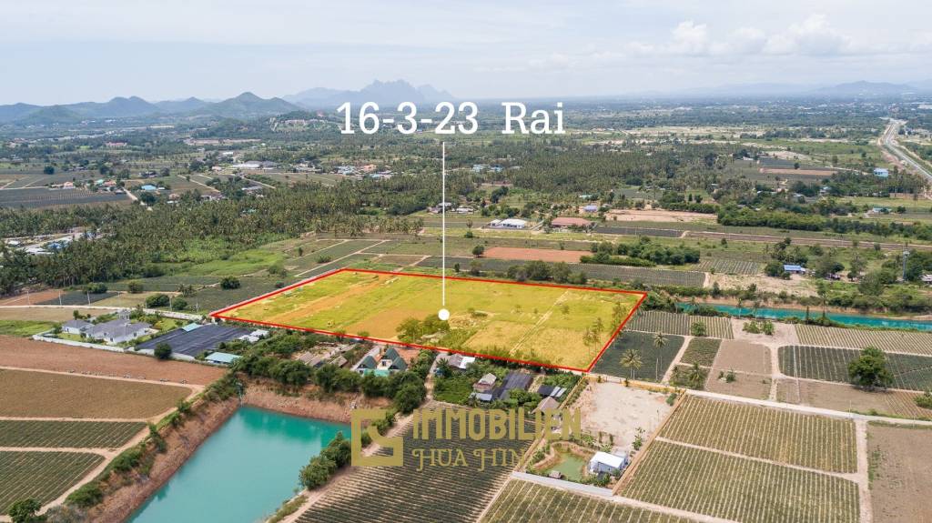 Beautiful plots of building land for sale in Pranburi, Khao Tao