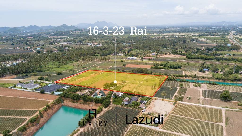 Beautiful plots of building land for sale in Pranburi, Khao Tao