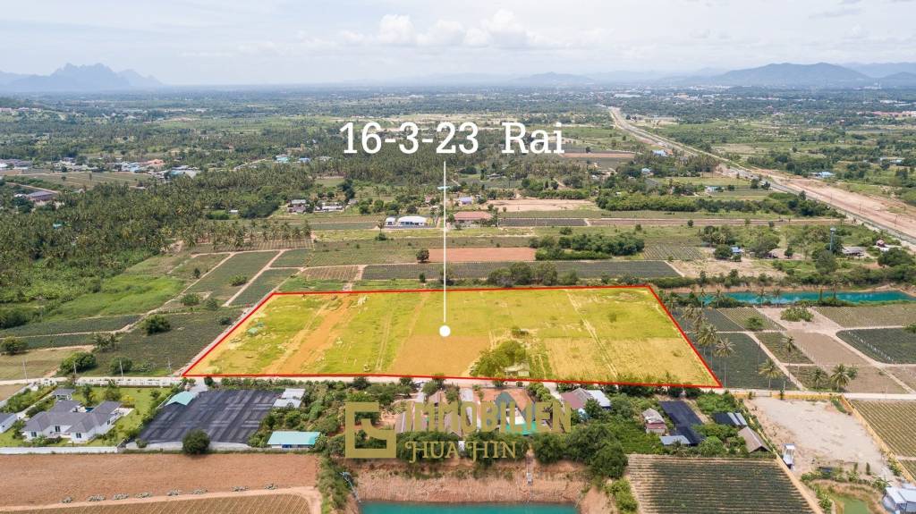 Beautiful plots of building land for sale in Pranburi, Khao Tao