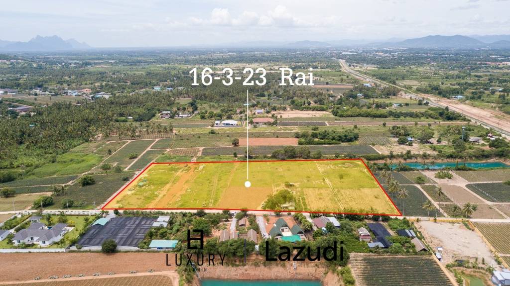 Beautiful plots of building land for sale in Pranburi, Khao Tao