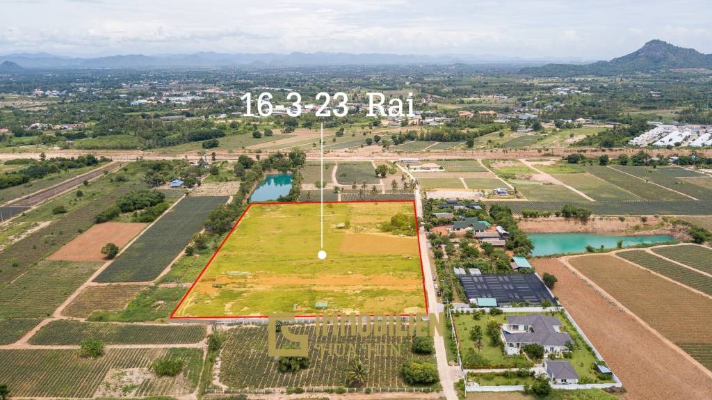 Beautiful plots of building land for sale in Pranburi, Khao Tao