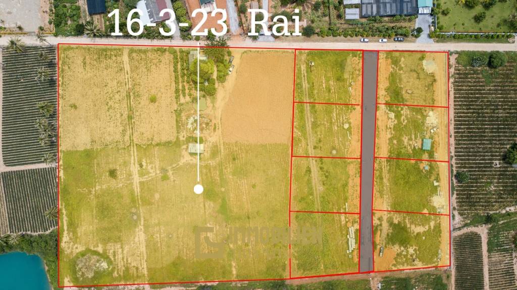 Beautiful plots of building land for sale in Pranburi, Khao Tao