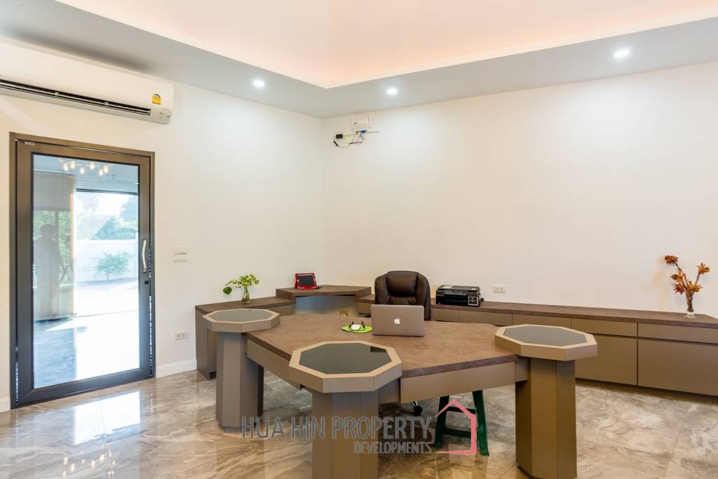 Riverside 4 Bed Modern Private Pool Villa For Sale in Pranburi