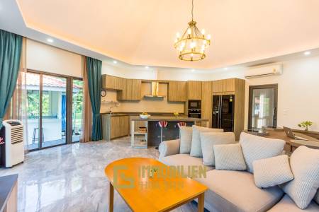 Riverside / Pranburi: Moderne 4 Schlafzimmer Pool Villa