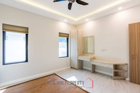Riverside 4 Bed Modern Private Pool Villa For Sale in Pranburi
