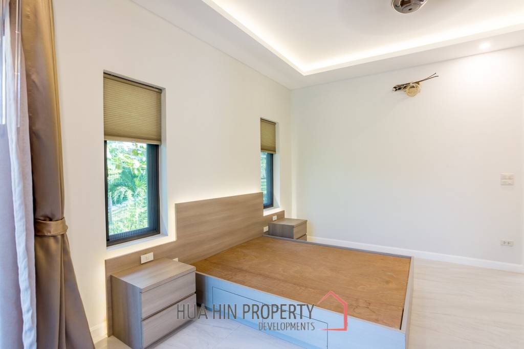 Riverside 4 Bed Modern Private Pool Villa For Sale in Pranburi