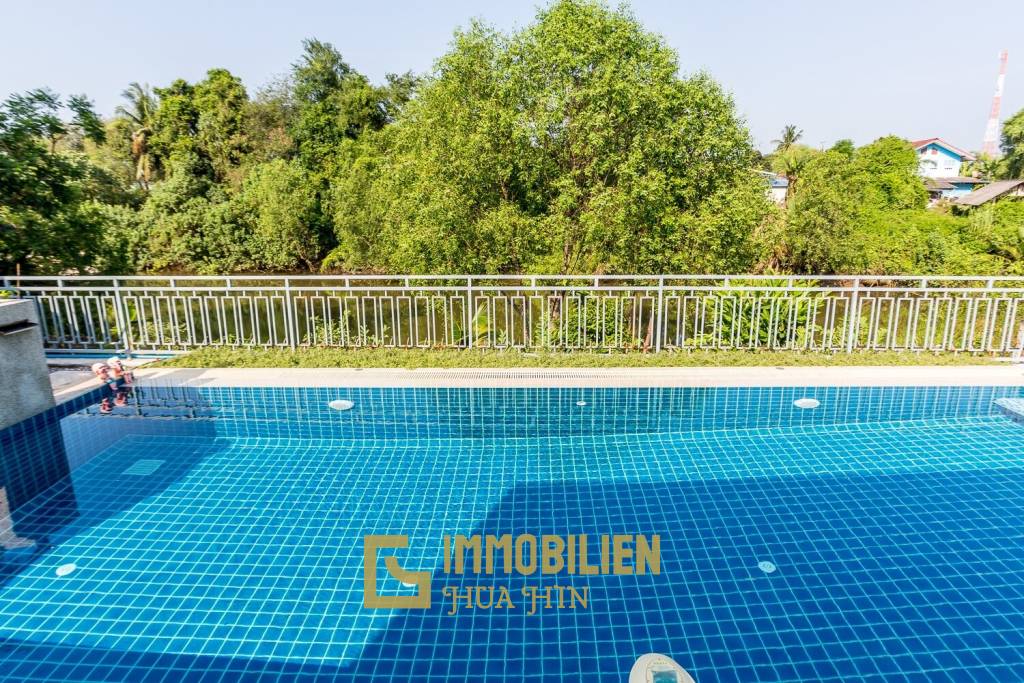 Riverside 4 Bed Modern Private Pool Villa For Sale in Pranburi