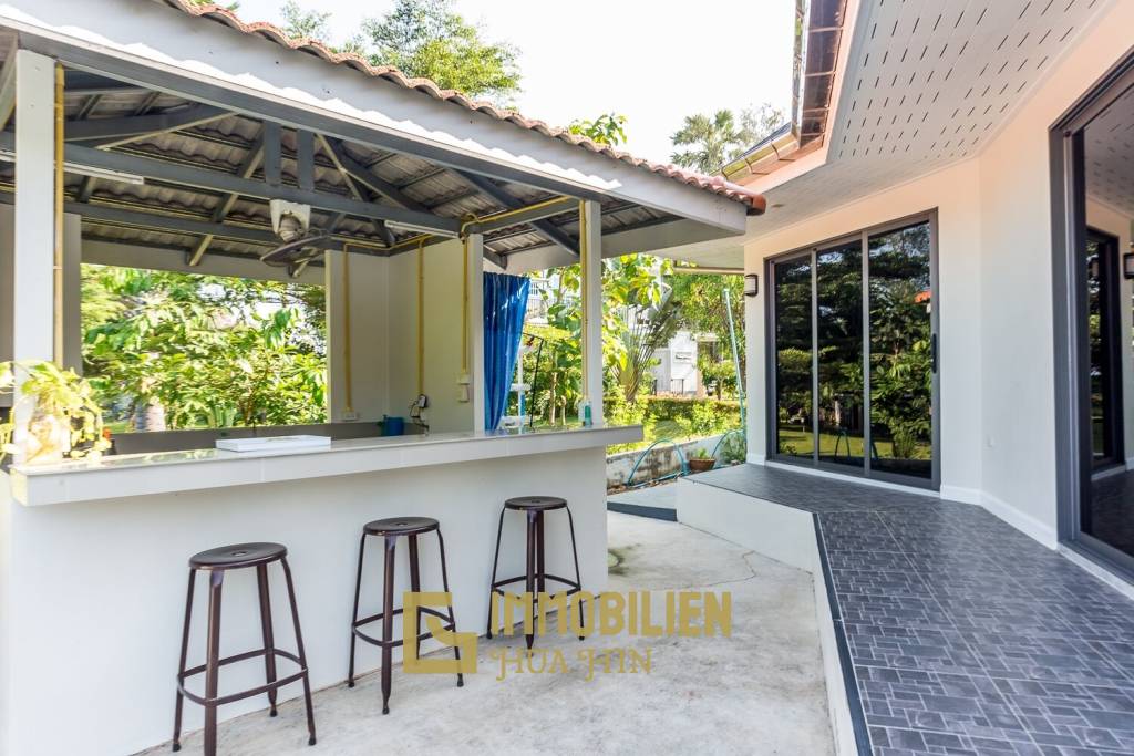 Riverside 4 Bed Modern Private Pool Villa For Sale in Pranburi