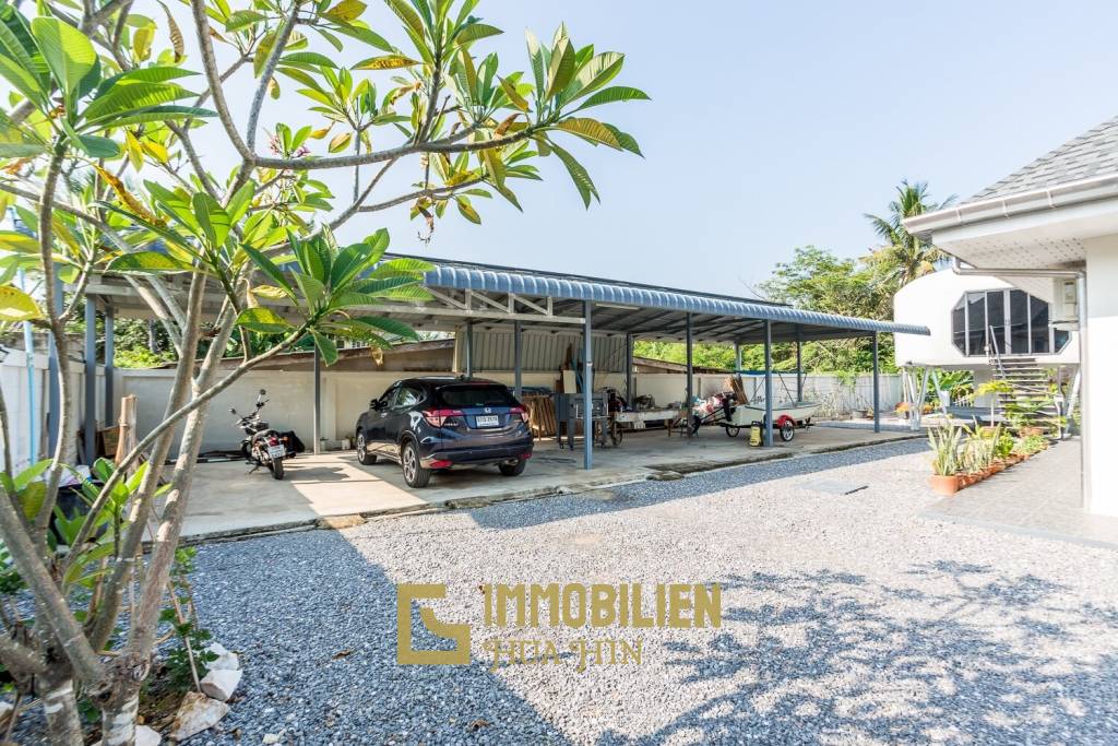 Riverside / Pranburi: Moderne 4 Schlafzimmer Pool Villa