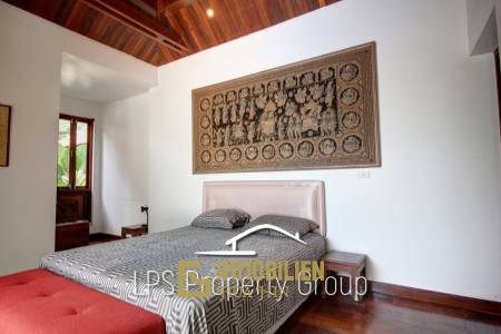 White Lotus 1: Außergewöhnlich und hochwertige 4 Schlafzimmer Villa in Stadtnähe mit Meerblick