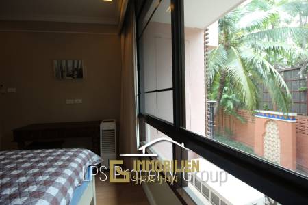 Marrakesh Condo: 1 Schlafzimmer-Eigentumswohnung mit Gartenblick im 1. Stock