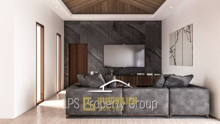 Neues Bauprojekt - modernes Design im Bali-Stil