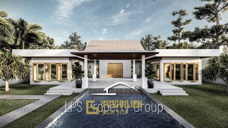 Neues Bauprojekt - Modernes Design im Bali-Stil