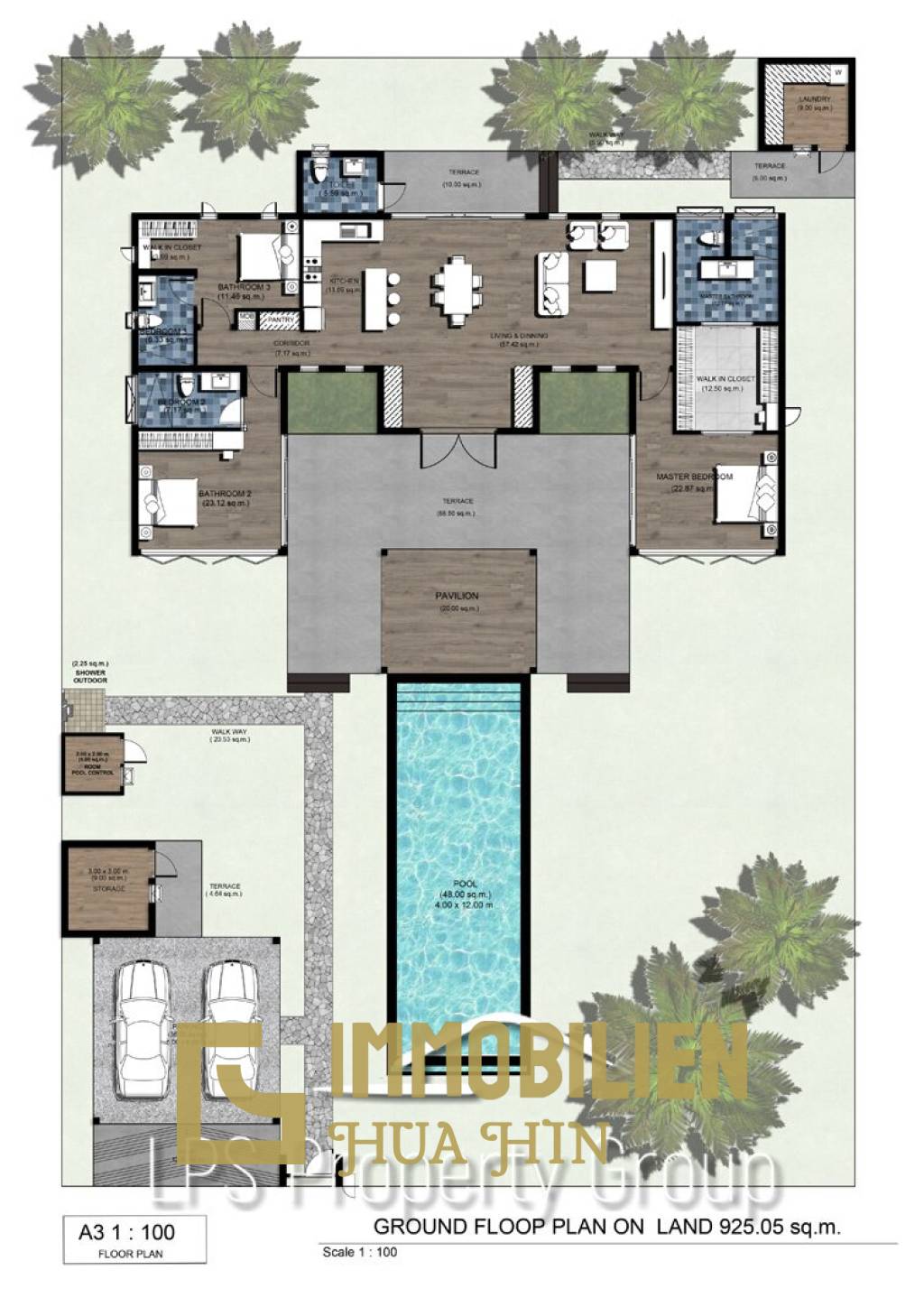 Neues Bauprojekt - Modernes Design im Bali-Stil