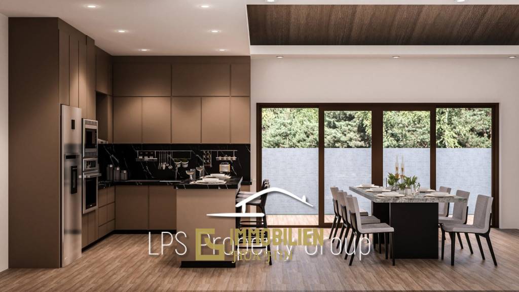 Neues Bauprojekt - Modernes Design im Bali-Stil