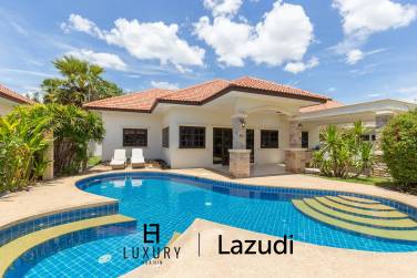 4 Bedroom, 2 Bath Pool Villa on established development