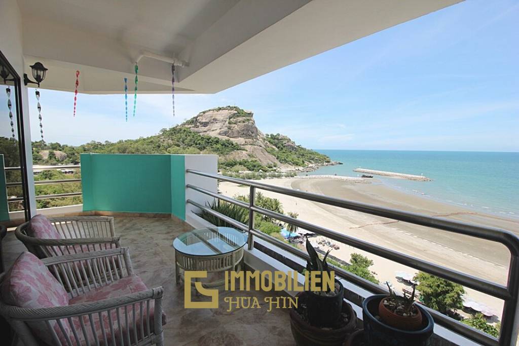 Blue Wave Condominium: Absolut strandnahe 2 Schlafzimmer-Eigentumswohnung in Khao Takiap