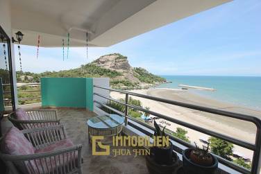 Absolute Beachfront 2 Bed Condo For Sale in Khao Takiap