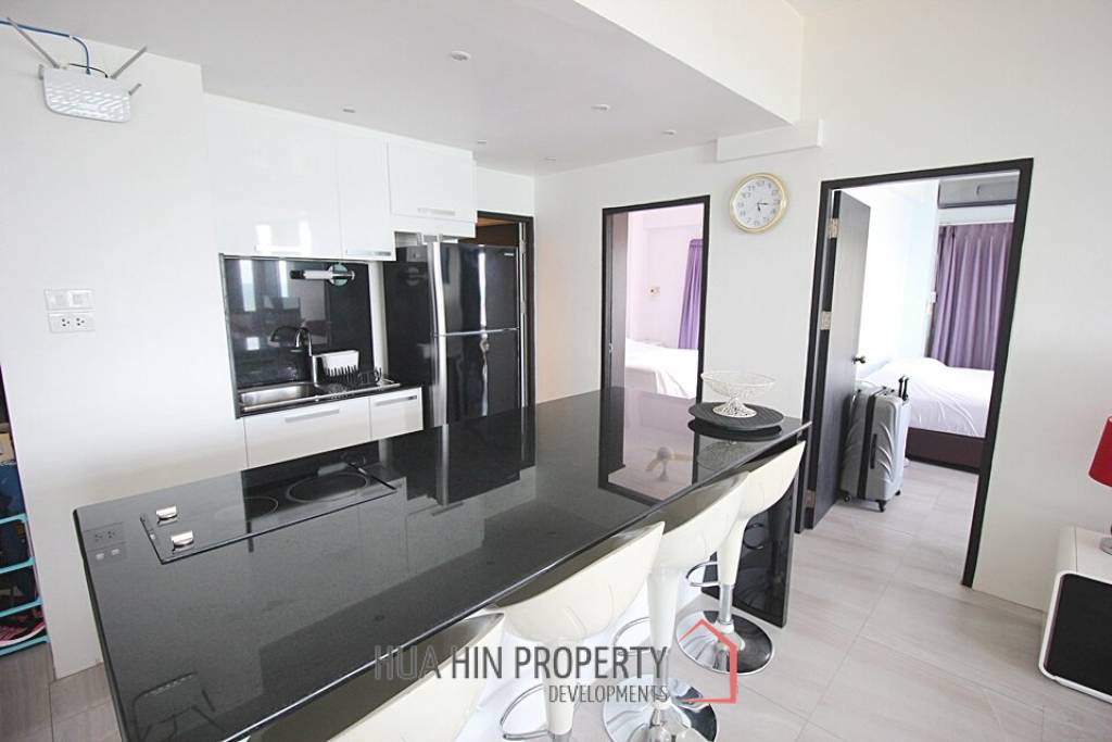 Absolute Beachfront 2 Bed Condo For Sale in Khao Takiap