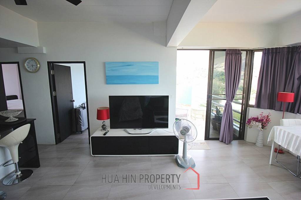 Absolute Beachfront 2 Bed Condo For Sale in Khao Takiap