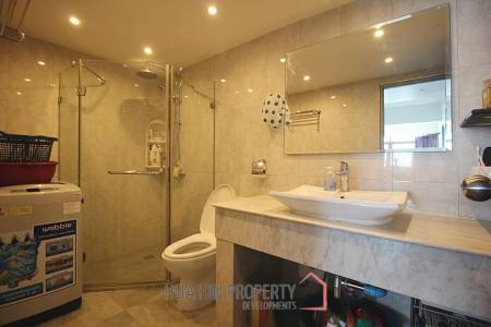 Absolute Beachfront 2 Bed Condo For Sale in Khao Takiap