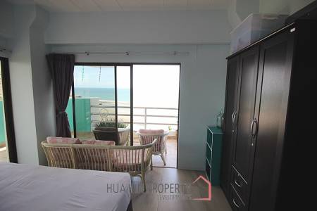 Absolute Beachfront 2 Bed Condo For Sale in Khao Takiap