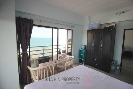 Absolute Beachfront 2 Bed Condo For Sale in Khao Takiap
