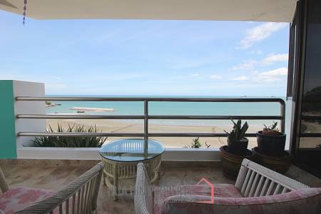 Absolute Beachfront 2 Bed Condo For Sale in Khao Takiap