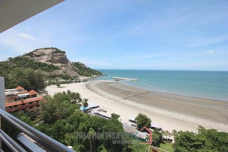 Absolute Beachfront 2 Bed Condo For Sale in Khao Takiap