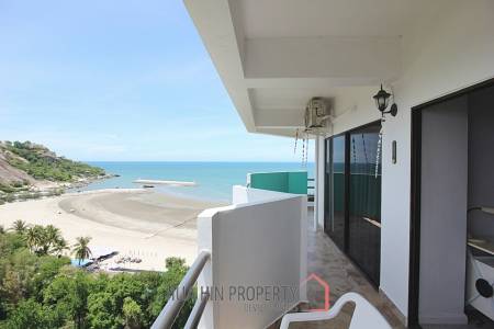 Absolute Beachfront 2 Bed Condo For Sale in Khao Takiap