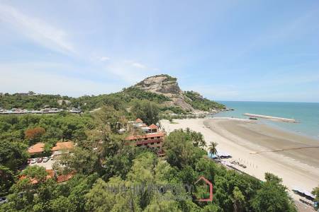 Absolute Beachfront 2 Bed Condo For Sale in Khao Takiap