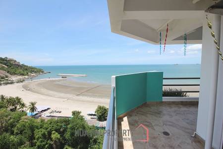 Absolute Beachfront 2 Bed Condo For Sale in Khao Takiap
