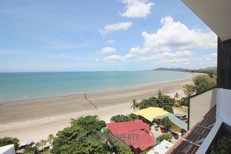 Absolute Beachfront 2 Bed Condo For Sale in Khao Takiap