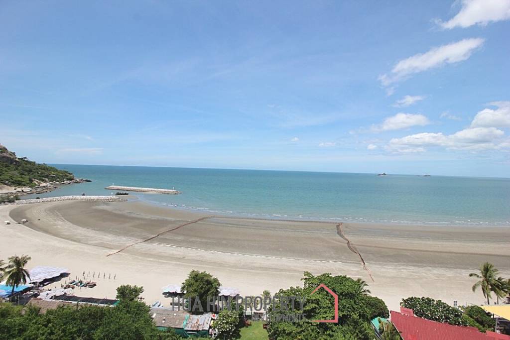 Absolute Beachfront 2 Bed Condo For Sale in Khao Takiap