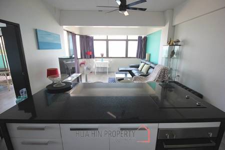 Absolute Beachfront 2 Bed Condo For Sale in Khao Takiap