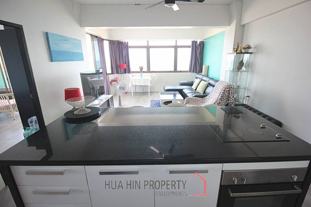 Absolute Beachfront 2 Bed Condo For Sale in Khao Takiap