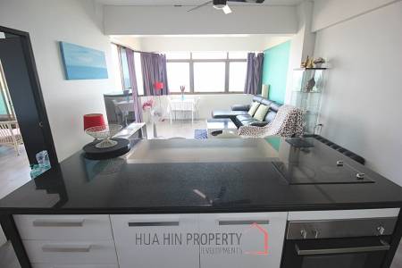 Absolute Beachfront 2 Bed Condo For Sale in Khao Takiap