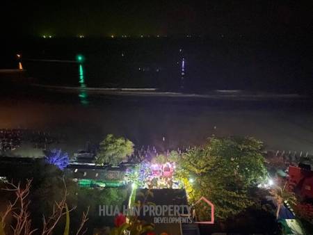 Absolute Beachfront 2 Bed Condo For Sale in Khao Takiap