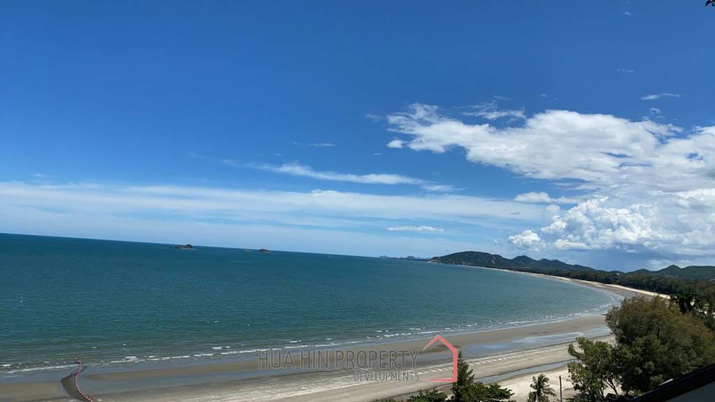 Absolute Beachfront 2 Bed Condo For Sale in Khao Takiap