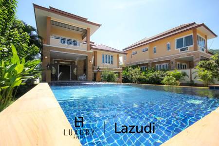 Nord Hua Hin: Neue Multi Level Pool Villa auf einem großen Grundstück