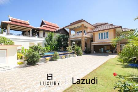 Nord Hua Hin: Neue Multi Level Pool Villa auf einem großen Grundstück