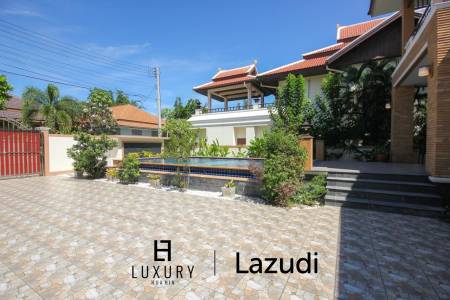 Nord Hua Hin: Neue Multi Level Pool Villa auf einem großen Grundstück