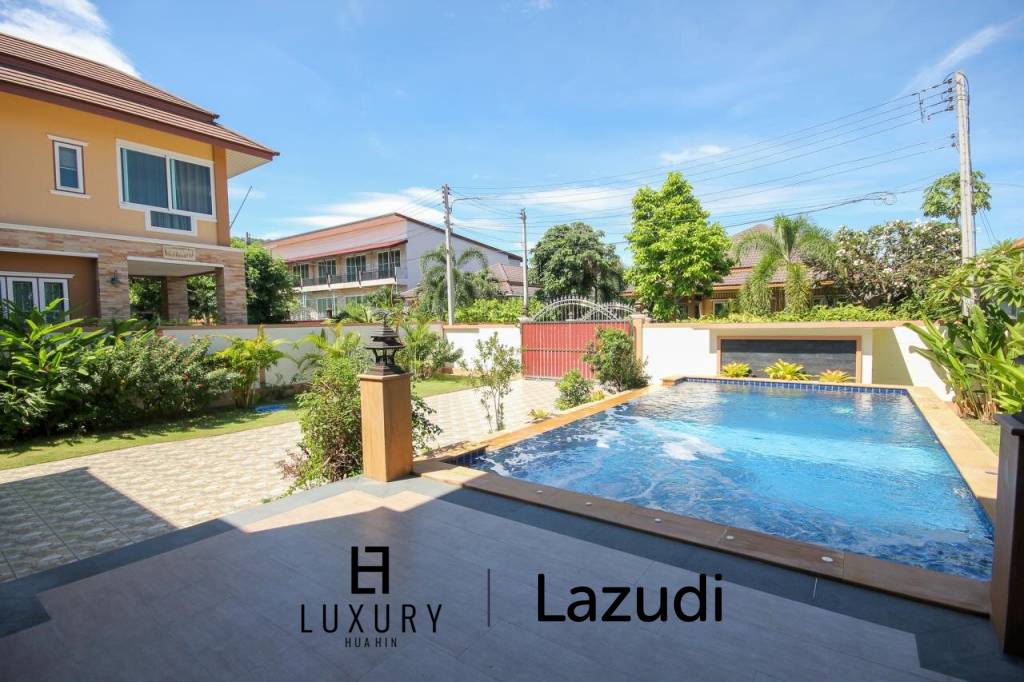 Nord Hua Hin: Neue Multi Level Pool Villa auf einem großen Grundstück