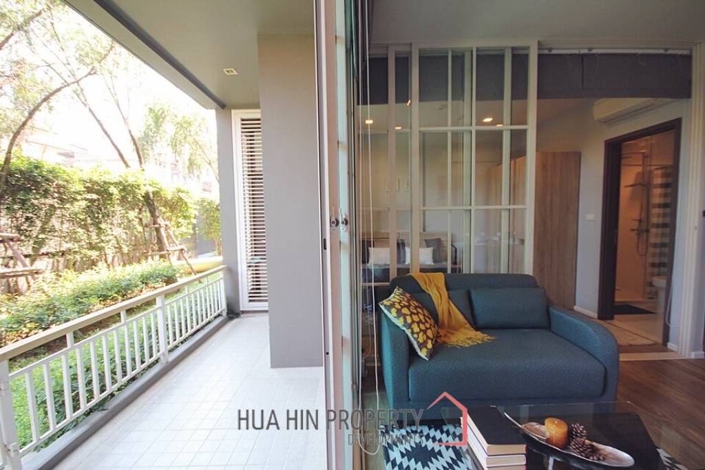Ground Floor One Bedroom Condo With Garden View For Sale