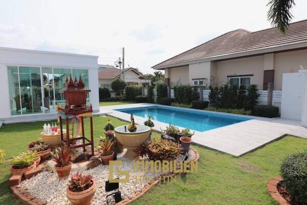 Three Bed Pool Villa For Sale in Khao Tao Pak Nam Pran