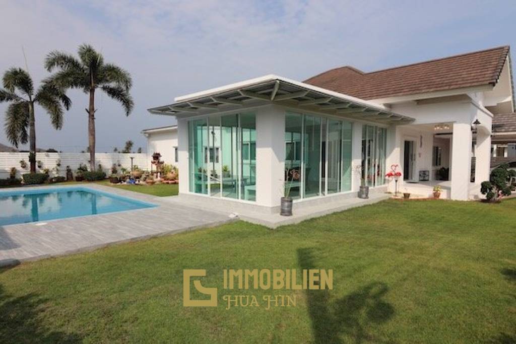 Three Bed Pool Villa For Sale in Khao Tao Pak Nam Pran