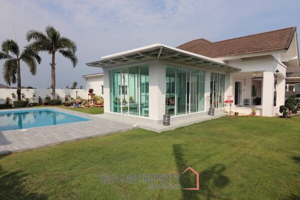 Three Bed Pool Villa For Sale in Khao Tao Pak Nam Pran