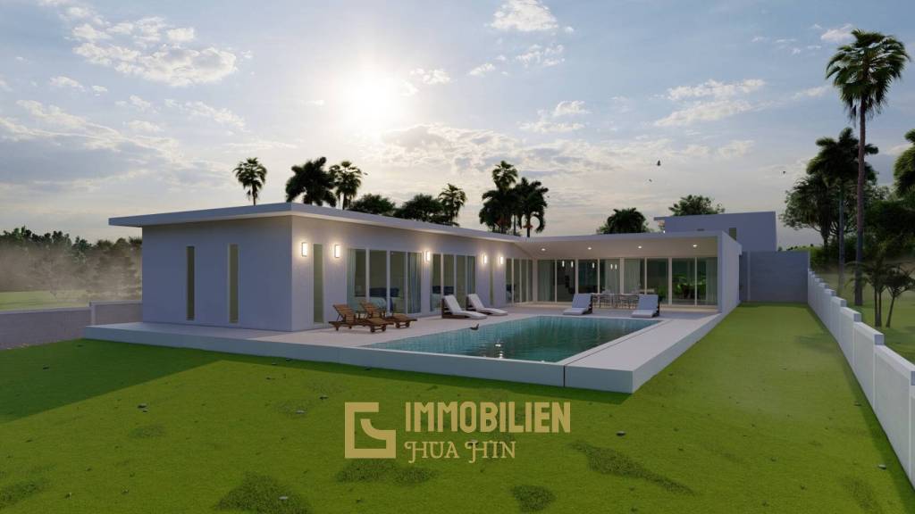 Neues Bauprojekt - moderne Pool Villen am Palm Hill Golfplatz